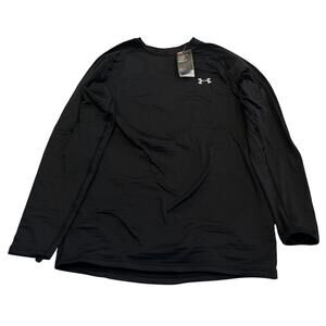 13-89 UNDER ARMOUR Men's Heavyweight Baselayer Top ColdGear Black 2XL